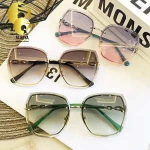 Women's Rimless Sunglasses