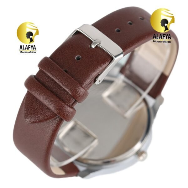Montre de luxe 100% cuir Quartz - Image 3