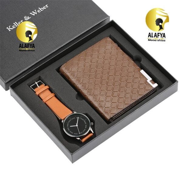 Montre de luxe 100% cuir Quartz - Image 6