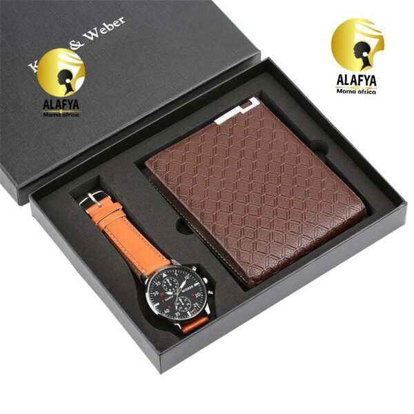 Montre de luxe 100% cuir Quartz - Image 7