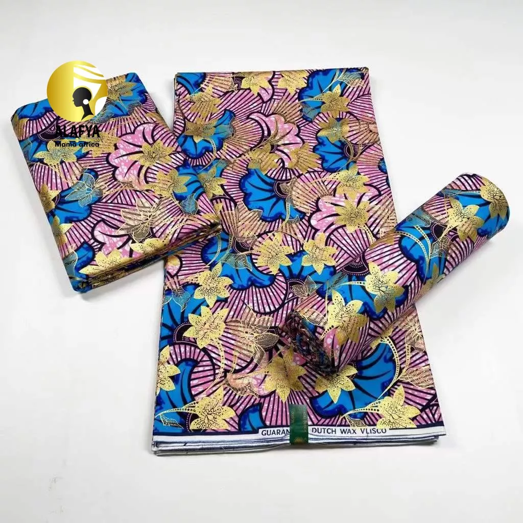 Gold loincloth superwax Vlisco AP (6 Yards)