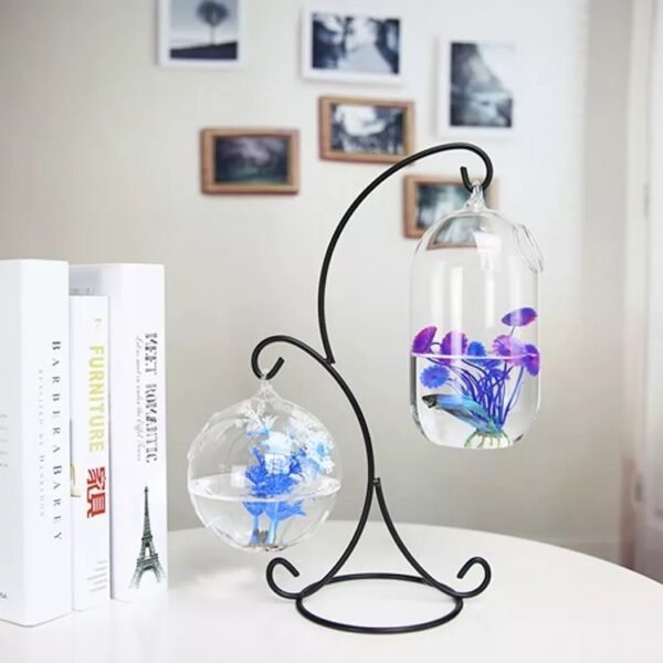 Aquarium Fish Flower Plant Vase - Image 3