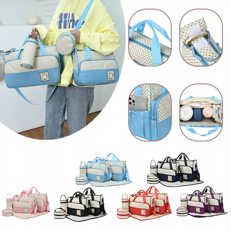 Kenza Maternity  Baby Bag 5PCS in 1