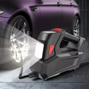 Car Tire Air Compressor 12V portable  With LED Lighting