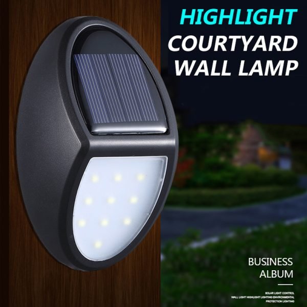 Hong LED Solar Wall Lights Outdoor - Image 2