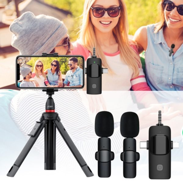 Jack NEW 3 In 1 Wireless Lavalier Microphone - Image 4