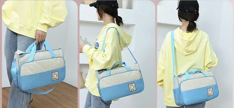 Kenza Maternity  Baby Bag 5PCS in 1 - Image 3