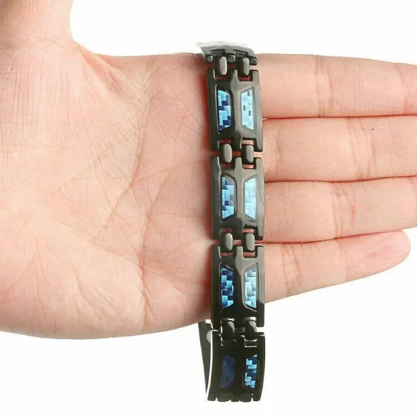 Titanium Magnetic  Therapy kill pains Bracelet - Image 3