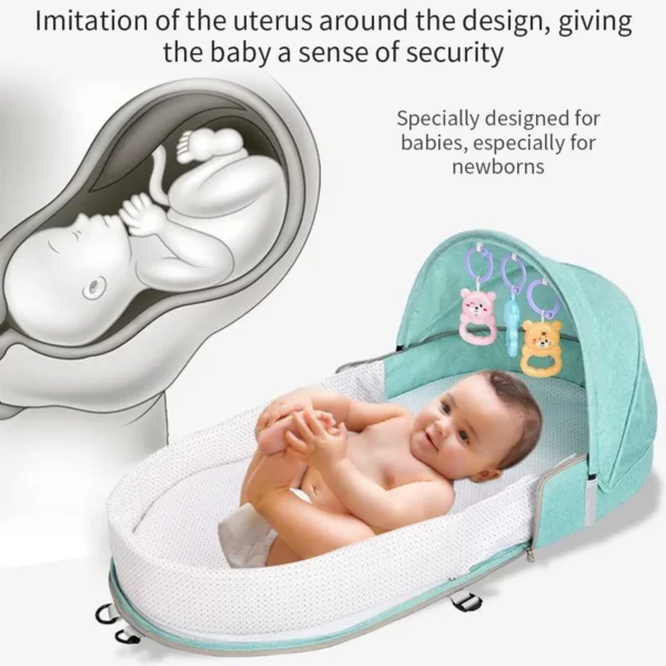 Baby Bed Cribs  Mosquito For 0-24month - Image 3