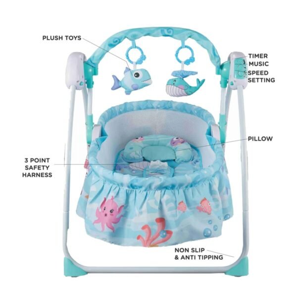 Electric Swing Cradle Baby  0-22month - Image 6