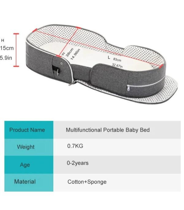 0-12Months Baby Bed Mosquito Net Portable - Image 4