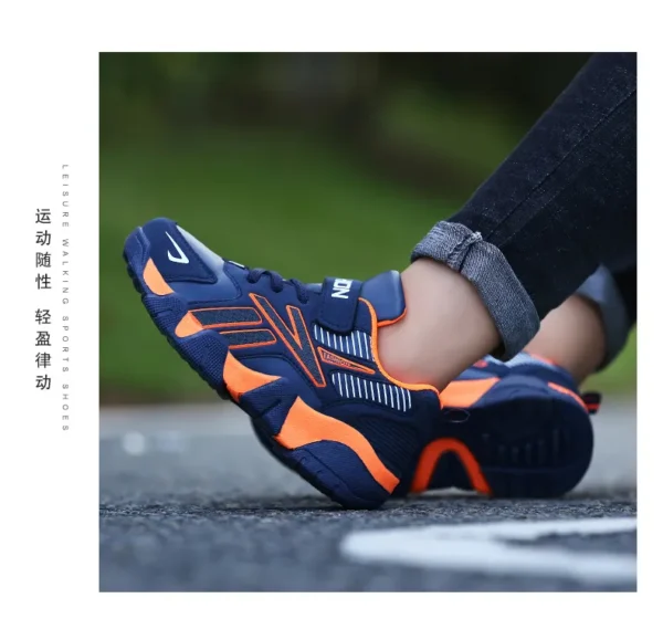 Boys Sport Kids Sneakers Casual Shoes for Children Sneakers Girls Shoes Leather Anti-slippery Tennis Infantil Menino Mesh - Image 8