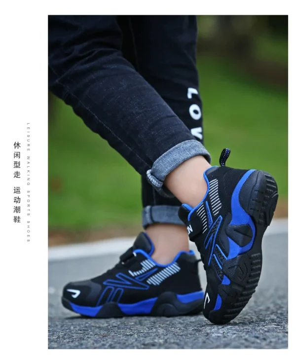 Boys Sport Kids Sneakers Casual Shoes for Children Sneakers Girls Shoes Leather Anti-slippery Tennis Infantil Menino Mesh - Image 7
