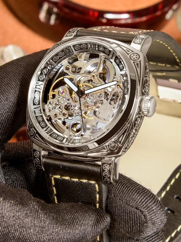Authentic Brand Carved Watches Fully Automatic men watches - Image 3
