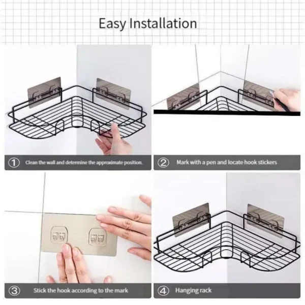 Bathroom Shelf Shower Shelf Shampoo Storage - Image 6