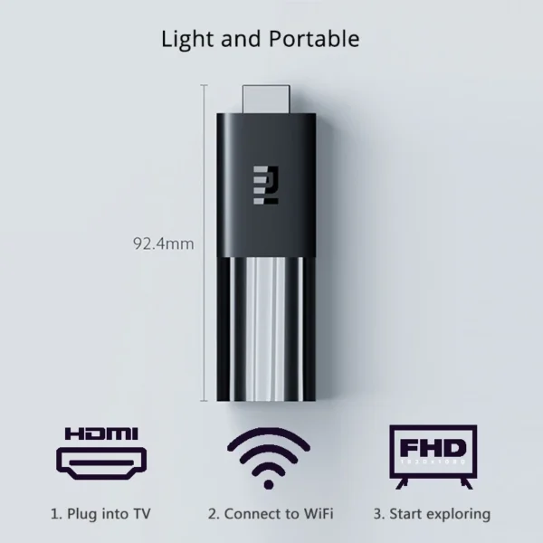 Xiaomi Mi TV Stick Netflix Wifi 5 Android TV 9.0 4-core 1080P HD - Image 6