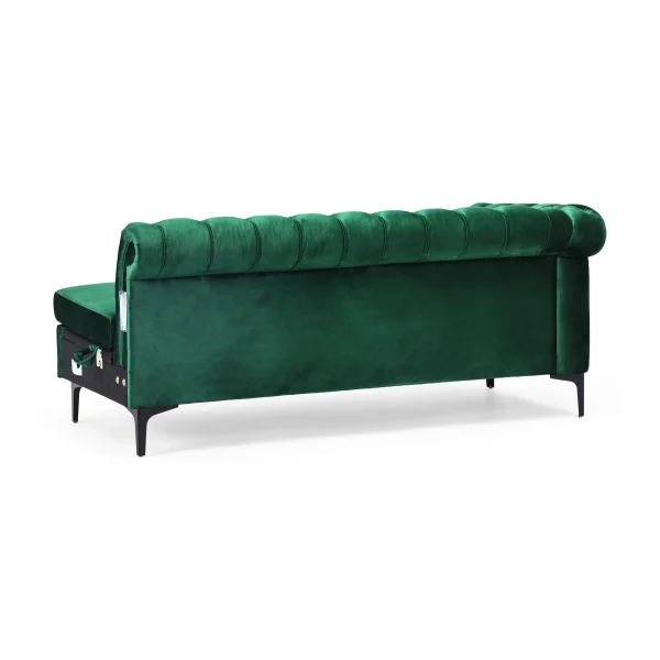SALON EVEREST 2PCS IN 1 Art-Sofa Velvet Small Apartment - Image 9