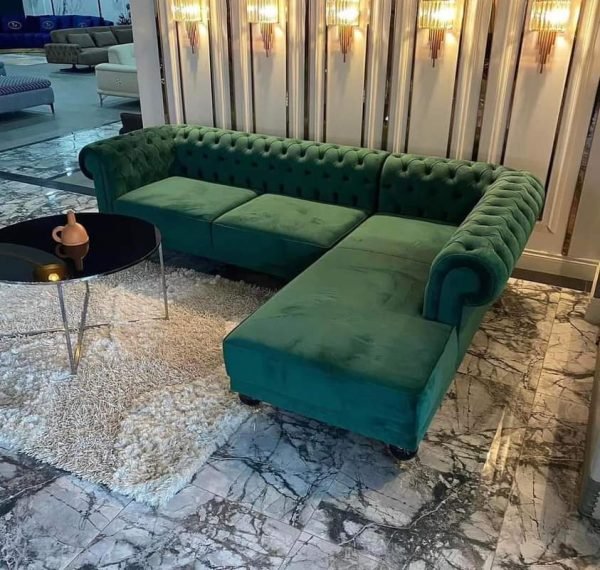 SALON EVEREST 2PCS IN 1 Art-Sofa Velvet Small Apartment - Image 2