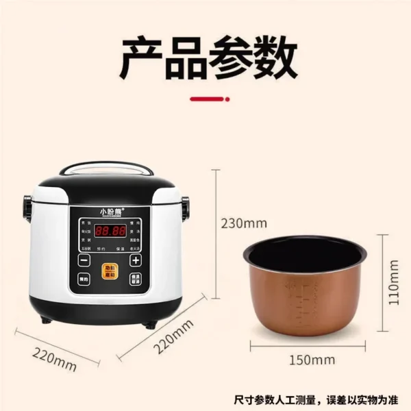 6L Electric Mini Rice Cooker MultiCooker Portable 12V 24V - Image 6