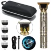 Men Professional Cutting Shaving Machine Cordless Vintage T9 Professional Hair Trimmer