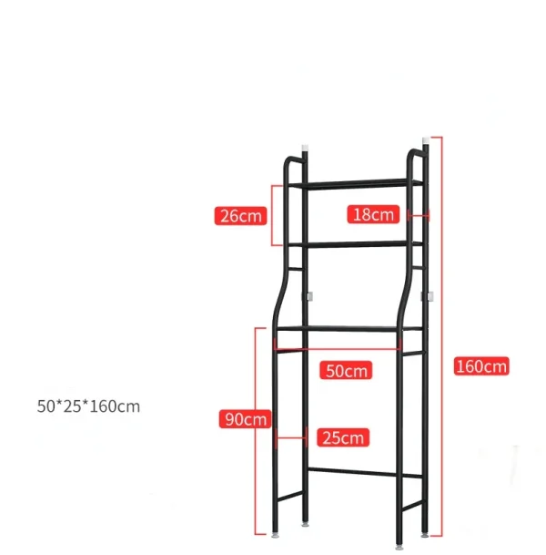 Bathroom Toilet Shelves Storage - Image 4
