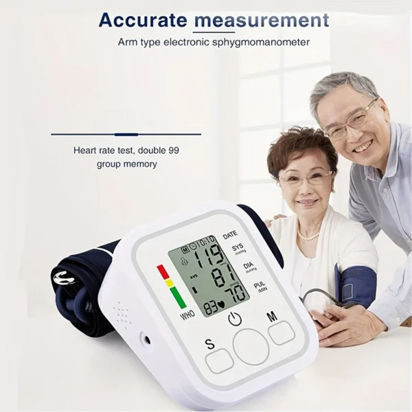 Smart Arm Blood Pressure Monitor Rechargeable - Image 6