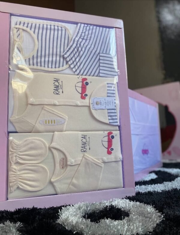 Cotton Baby Clothing Set 8pcs/set - Image 2