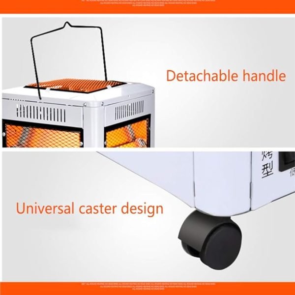 Heater Household Dark Light Quartz Tube  Five-sided - Image 4