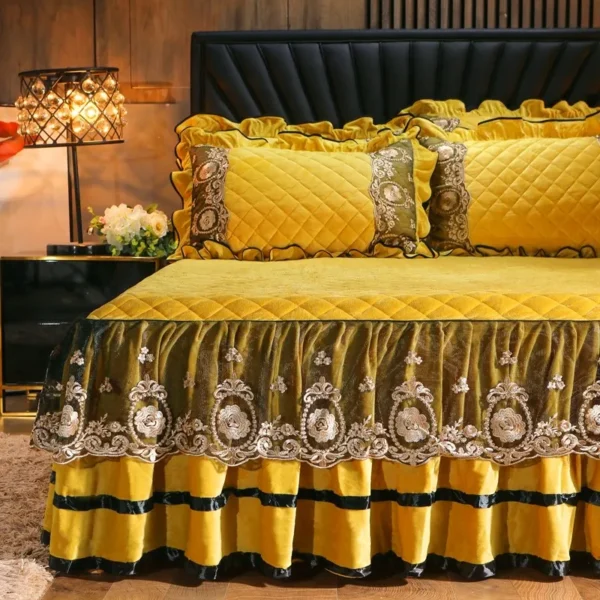 Mattress Cover Velvet + 2 Pillowcases  Super Soft king and queen size - Image 4