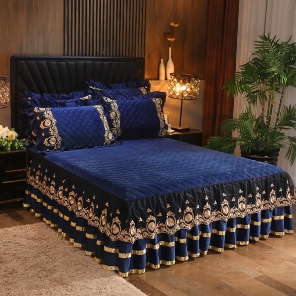 Mattress Cover Velvet + 2 Pillowcases  Super Soft king and queen size - Image 2