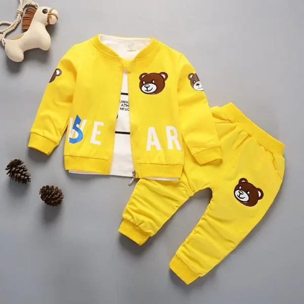 Kids Clothes Baby Boy  Set 3PCS Tracksuit  1 2 3 4 Years - Image 2