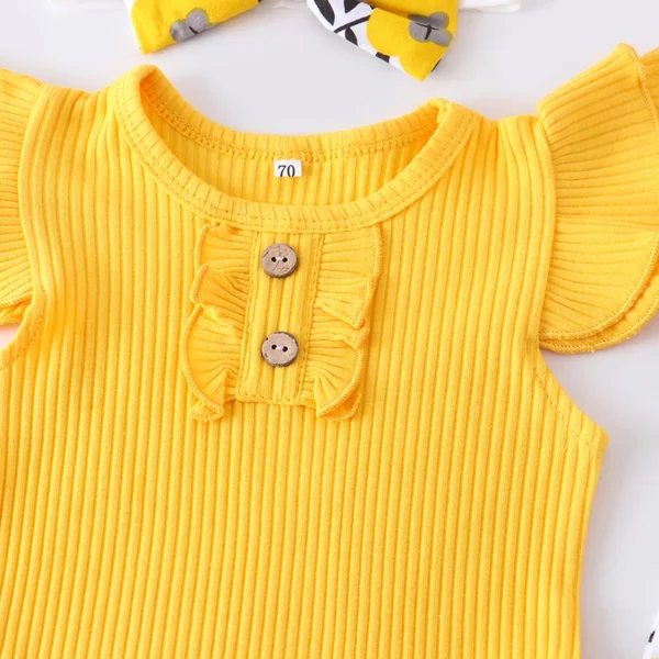 Kalina Clothes Set Fashion Newborn  3Pcs - Image 3