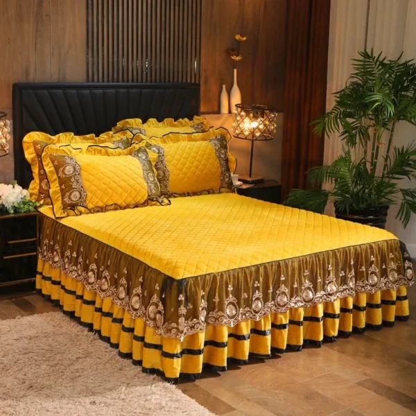 Mattress Cover Velvet + 2 Pillowcases  Super Soft king and queen size - Image 5