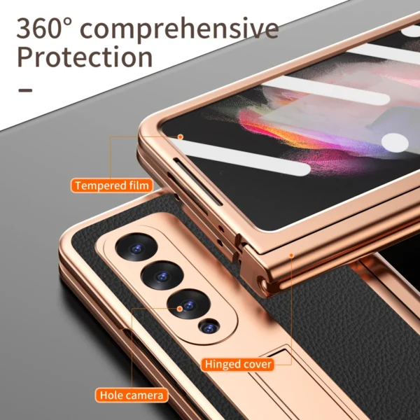 Housse de téléphone Samsung Galaxy Z Fold 4 3 2 5 360 Protection complète - Image 4