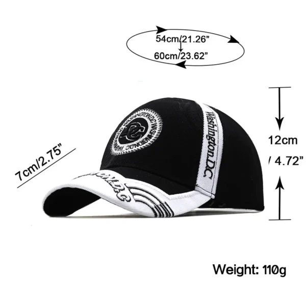 Baseball Cap unisex Adjustable Snapback - Image 5