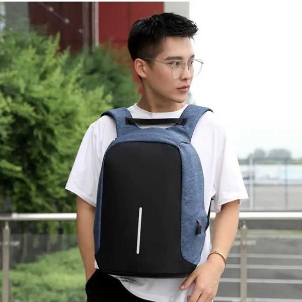 Backpack for Men's Business Travel Anti-theft Computer Bag, Waterproof USB Charging 15.6-inch - Image 2