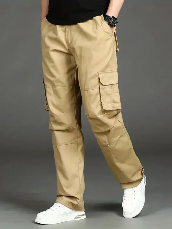 Multi Flap Pockets Men's Work Pants For Hiking Tactical - Image 4