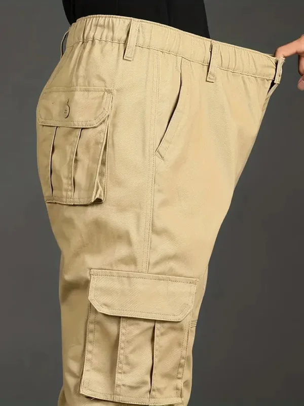 Multi Flap Pockets Men's Work Pants For Hiking Tactical - Image 5