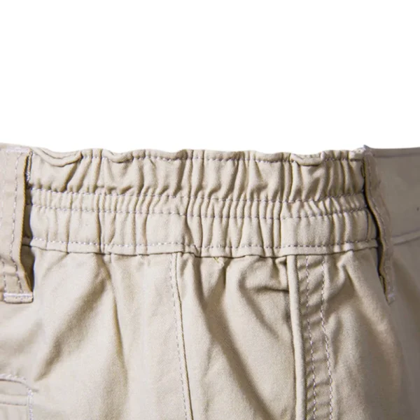 Elastic Waist Men Shorts Half Pants Beach - Image 5