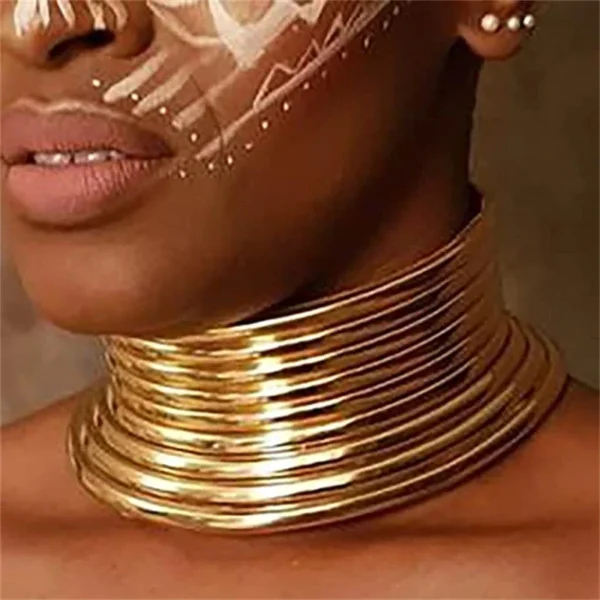 Liffly African Necklace Sets Neferou jewelry - Image 4