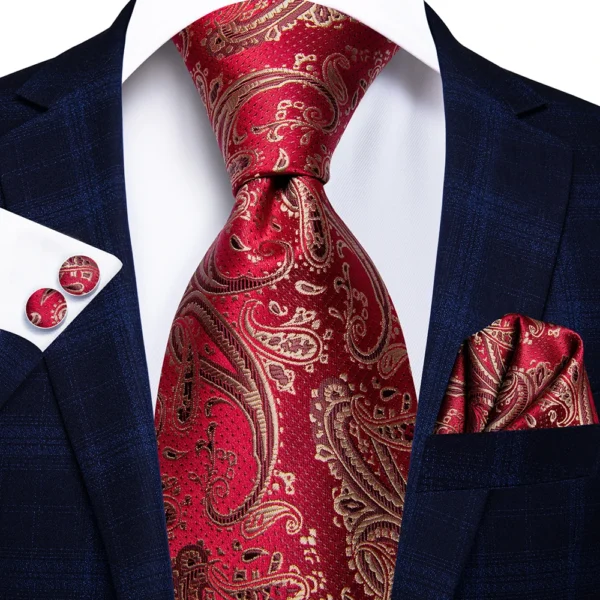 Luxury Business Necktie Set Men Suit