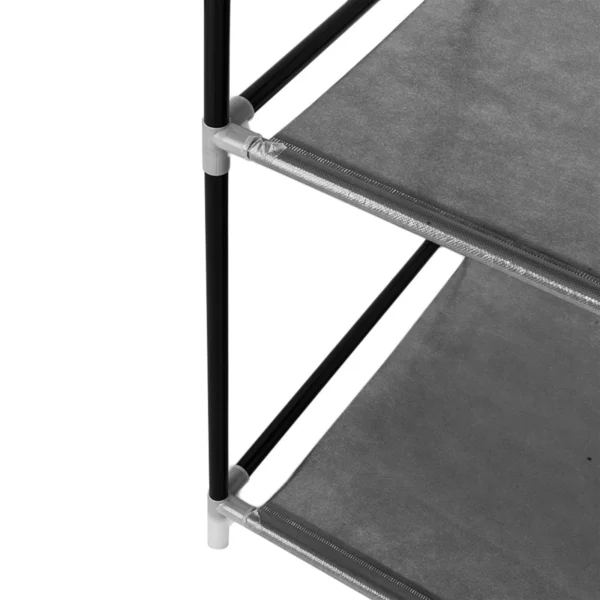 64 "4 Layer 6 Shelves Dustproof Wardrobe Portable Storage - Image 6