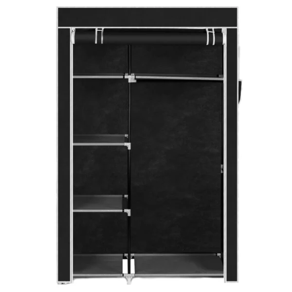 64 "4 Layer 6 Shelves Dustproof Wardrobe Portable Storage - Image 12