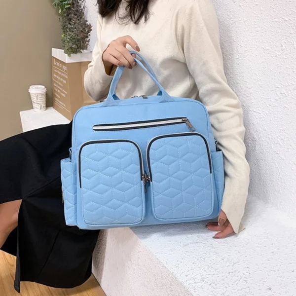 Mom Travel Diaper Backpack Large Capacity Nappy Maternity Bag - Image 5