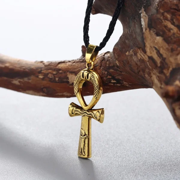 unisex necklace with egyptian key of life pendant - Image 6