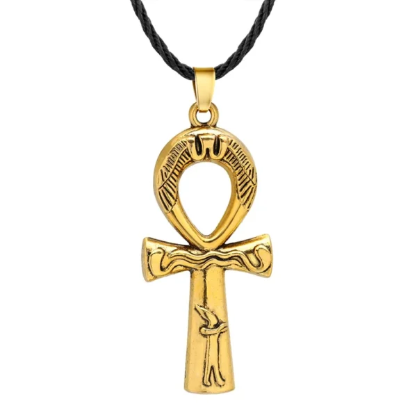 unisex necklace with egyptian key of life pendant - Image 2