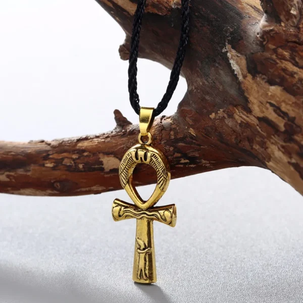 unisex necklace with egyptian key of life pendant - Image 5