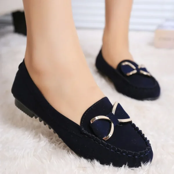 Elegant Butterfly-Knot Comfortable Shoes Women Soft Classic Office Shoes