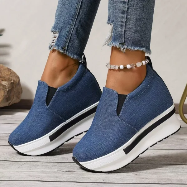 Women's Height Increasing Wedges Shoes Lightweight - Image 2