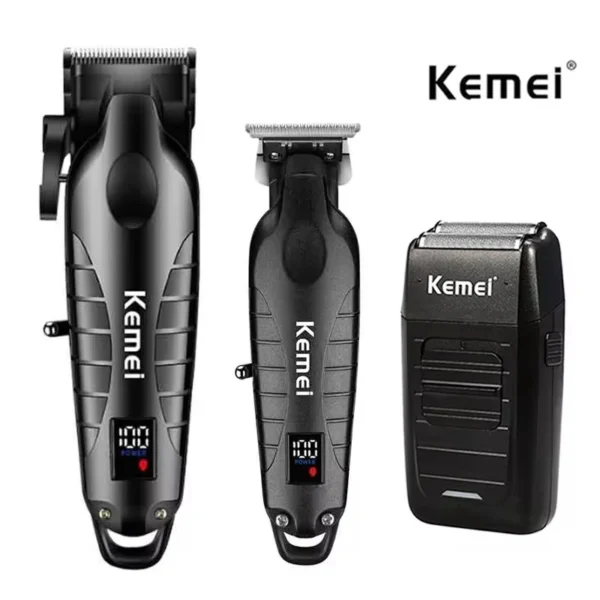 Kemei Hair Clipper Kit for Men, Electric Shaver